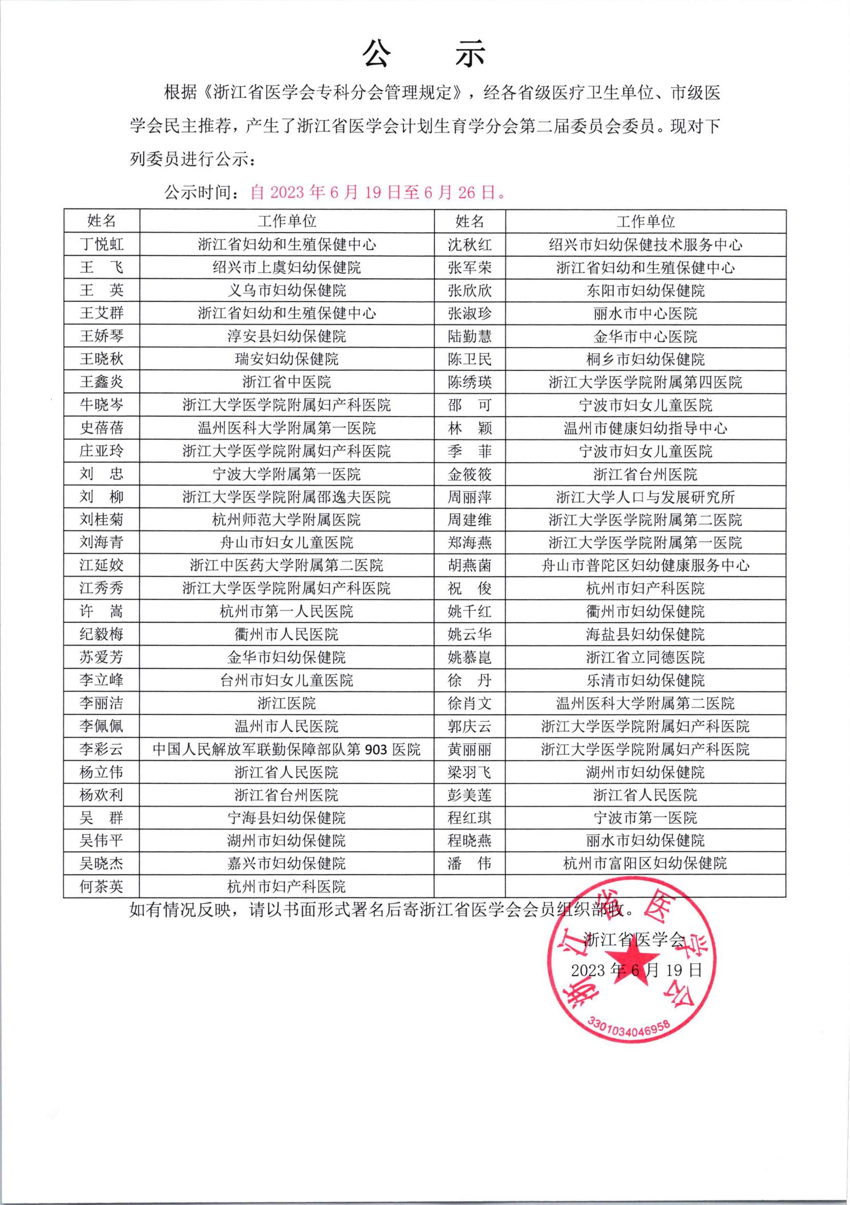 浙江省医学会计划生育学分会第二届委员会委员公示_00.jpg